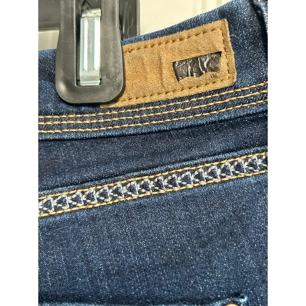 Levi's 395 Denim Shorts 31 Dark Wash Stretch 5